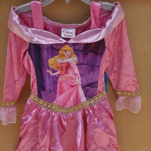 Disney Store Exclusive Princess Aurora Toddler Girl Nightgown XXS 2/3 - Picture 3 of 9